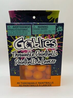 Goblies Throwable Paintballs, 40 Count PAINT Color Varies